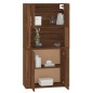 vidaXL Aparador alto madera contrachapada marrón roble vidaXL Aparador alto madera contrachapada marrón roble