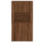 vidaXL Aparador alto madera contrachapada marrón roble vidaXL Aparador alto madera contrachapada marrón roble