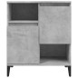 vidaXL Aparadores 3 uds madera contrachapada gris hormigón 60x35x70 cm vidaXL Aparadores 3 uds madera contrachapada gris hormigón 60x35x70 cm