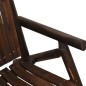 vidaXL Juego de muebles de jardín 3 piezas madera maciza de abeto vidaXL Juego de muebles de jardín 3 piezas madera maciza de abeto