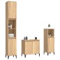vidaXL Set de muebles de baño 3 pzas madera contrachapada roble Sonoma vidaXL Set de muebles de baño 3 pzas madera contrachapada roble Sonoma