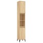 vidaXL Set de muebles de baño 3 pzas madera contrachapada roble Sonoma vidaXL Set de muebles de baño 3 pzas madera contrachapada roble Sonoma