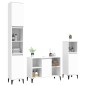 vidaXL Juego de muebles de baño 3 pzas madera contrachapada blanco vidaXL Juego de muebles de baño 3 pzas madera contrachapada blanco