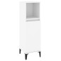 vidaXL Juego de muebles de baño 3 pzas madera contrachapada blanco vidaXL Juego de muebles de baño 3 pzas madera contrachapada blanco