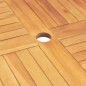 vidaXL Juego de comedor para jardín 5 piezas madera maciza de teca vidaXL Juego de comedor para jardín 5 piezas madera maciza de teca