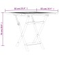 vidaXL Juego de comedor para jardín 5 piezas madera maciza de teca vidaXL Juego de comedor para jardín 5 piezas madera maciza de teca