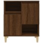 vidaXL Aparadores 2 uds madera contrachapada roble marrón 60x35x70 cm