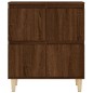 vidaXL Aparadores 2 uds madera contrachapada roble marrón 60x35x70 cm vidaXL Aparadores 2 uds madera contrachapada roble marrón 60x35x70 cm