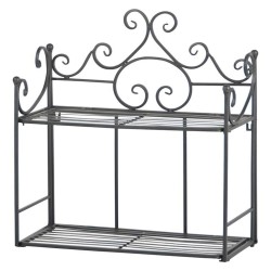 Esschert Design Estantería de pared plegable