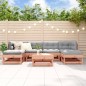 vidaXL Juego de muebles jardín 7 pzas y cojines madera abeto Douglas vidaXL Juego de muebles jardín 7 pzas y cojines madera abeto Douglas