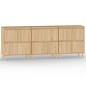 vidaXL Aparadores 3 uds madera contrachapada roble Sonoma 60x35x70 cm vidaXL Aparadores 3 uds madera contrachapada roble Sonoma 60x35x70 cm