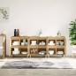 vidaXL Aparadores 3 uds madera contrachapada roble Sonoma 60x35x70 cm vidaXL Aparadores 3 uds madera contrachapada roble Sonoma 60x35x70 cm