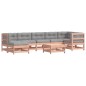vidaXL Juego de muebles jardín 8 pzas y cojines madera abeto Douglas vidaXL Juego de muebles jardín 8 pzas y cojines madera abeto Douglas