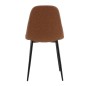 Venture Home Sillas de comedor 2 uds Polar aspecto cuero marrón negro Venture Home Sillas de comedor 2 uds Polar aspecto cuero marrón negro