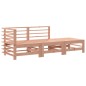 vidaXL Juego de sofás de jardín 3 pzas y cojines madera abeto Douglas vidaXL Juego de sofás de jardín 3 pzas y cojines madera abeto Douglas
