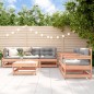vidaXL Juego de muebles jardín 6 pzas y cojines madera abeto Douglas vidaXL Juego de muebles jardín 6 pzas y cojines madera abeto Douglas