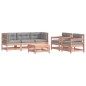 vidaXL Juego de muebles jardín 6 pzas y cojines madera abeto Douglas vidaXL Juego de muebles jardín 6 pzas y cojines madera abeto Douglas