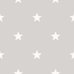 Noordwand Papel pintado Friends&Coffee Little Stars gris oscuro blanco