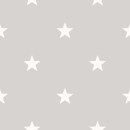 Noordwand Papel pintado Friends&Coffee Little Stars gris oscuro blanco