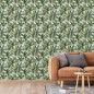 DUTCH WALLCOVERINGS Papel pintado Palm Trees verde y blanco DUTCH WALLCOVERINGS Papel pintado Palm Trees verde y blanco