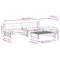 vidaXL Juego de muebles de jardín 4 pzas y cojines madera maciza gris
