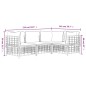 vidaXL Juego de muebles de jardín 4 pzas y cojines ratán PE antracita vidaXL Juego de muebles de jardín 4 pzas y cojines ratán PE antracita