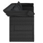 vidaXL Juego de sofás jardín 4 pzas con cojines ratán sintético negro vidaXL Juego de sofás jardín 4 pzas con cojines ratán sintético negro