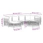 vidaXL Set muebles de jardín 7 pzas y cojines ratán PE gris antracita vidaXL Set muebles de jardín 7 pzas y cojines ratán PE gris antracita