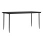 vidaXL Juego comedor jardín 7 piezas y cojines ratán sintético y acero vidaXL Juego comedor jardín 7 piezas y cojines ratán sintético y acero