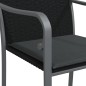 vidaXL Juego comedor jardín 7 piezas y cojines ratán sintético y acero vidaXL Juego comedor jardín 7 piezas y cojines ratán sintético y acero