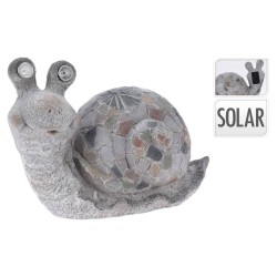 ProGarden Figura de caracol con luz solar MGO