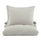 Venture Home Juego de ropa de cama Mila algodón gris claro 200x150 cm