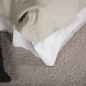 Venture Home Juego de ropa de cama Mila algodón gris claro 200x150 cm