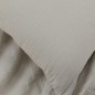 Venture Home Juego de ropa de cama Mila algodón gris claro 200x150 cm