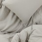 Venture Home Juego de ropa de cama Mila algodón gris claro 200x150 cm