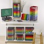 Exacompta Set de cajones escritorio Maxi con 6 cajones arlequinado Exacompta Set de cajones escritorio Maxi con 6 cajones arlequinado