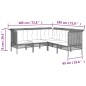vidaXL Set de muebles de jardín 13 pzas y cojines ratán sintético gris vidaXL Set de muebles de jardín 13 pzas y cojines ratán sintético gris