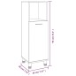 vidaXL Set de muebles de baño 3 pzas madera contrachapada roble marrón vidaXL Set de muebles de baño 3 pzas madera contrachapada roble marrón