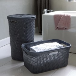 Curver Cesto de la ropa sucia Style gris antracita 45 l