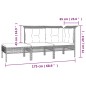 vidaXL Set de muebles de jardín 11 pzas y cojines ratán sintético gris vidaXL Set de muebles de jardín 11 pzas y cojines ratán sintético gris
