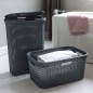 Curver Cesto de la ropa sucia Style gris antracita 45 l Curver Cesto de la ropa sucia Style gris antracita 45 l