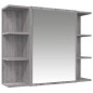 vidaXL Set de muebles de baño 3 pzas madera contrachapada gris sonoma vidaXL Set de muebles de baño 3 pzas madera contrachapada gris sonoma