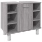 vidaXL Set de muebles de baño 3 pzas madera contrachapada gris sonoma vidaXL Set de muebles de baño 3 pzas madera contrachapada gris sonoma