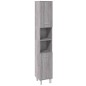 vidaXL Set de muebles de baño 3 pzas madera contrachapada gris sonoma vidaXL Set de muebles de baño 3 pzas madera contrachapada gris sonoma