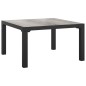 vidaXL Juego de muebles de jardín 9 pzas ratán sintético negro y gris vidaXL Juego de muebles de jardín 9 pzas ratán sintético negro y gris