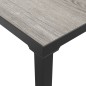 vidaXL Juego de muebles de jardín 7 pzas ratán sintético negro y gris vidaXL Juego de muebles de jardín 7 pzas ratán sintético negro y gris