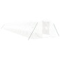 vidaXL Invernadero con estructura de acero blanco 60 m² 20x3x2 m vidaXL Invernadero con estructura de acero blanco 60 m² 20x3x2 m