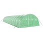 vidaXL Invernadero con estructura de acero verde 56 m² 14x4x2 m vidaXL Invernadero con estructura de acero verde 56 m² 14x4x2 m