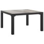 vidaXL Juego de muebles de jardín 6 pzas ratán sintético negro y gris vidaXL Juego de muebles de jardín 6 pzas ratán sintético negro y gris
