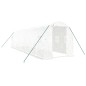 vidaXL Invernadero con estructura de acero blanco 16 m² 8x2x2 m vidaXL Invernadero con estructura de acero blanco 16 m² 8x2x2 m